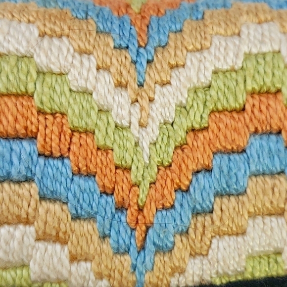 Vtg Embroidered Mini Shoulder Bag VGU - Picture 7 of 12